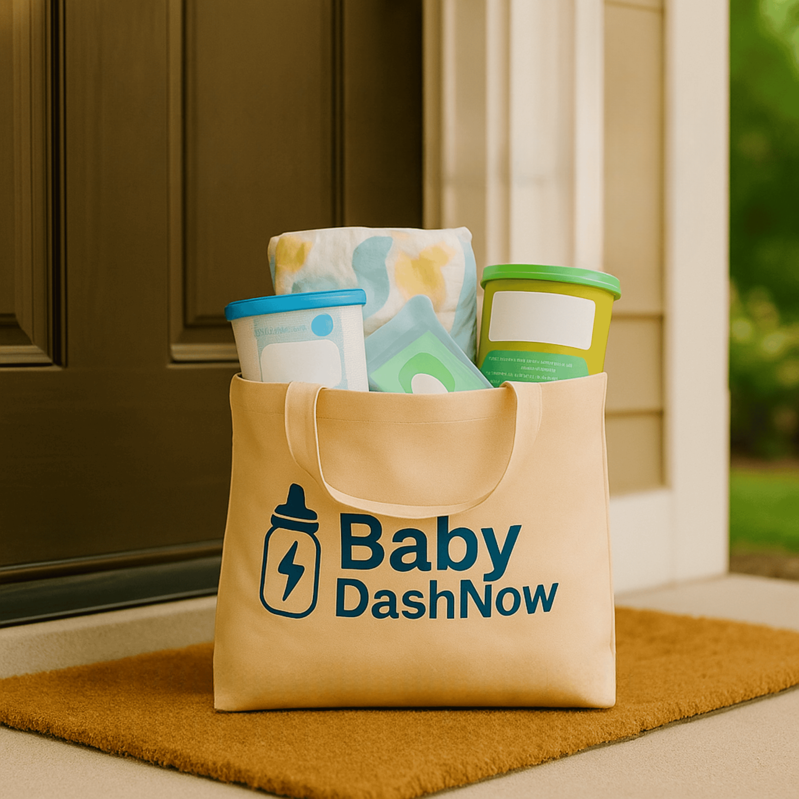 BabyDashNow delivery at doorstep