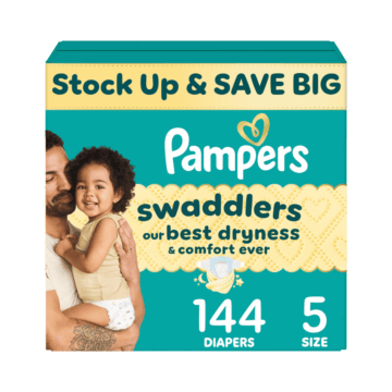Pampers Swaddlers Sensitive Disposable Diapers - Size 5 - 144ct