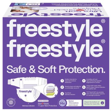 Alternative view of Freestyle Total Chlorine Free Baby Diapers – Select Size